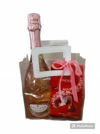 Hamper Bubbles and Chocolates - Send a bottle of bubbles and chocolates to make their day extra special.